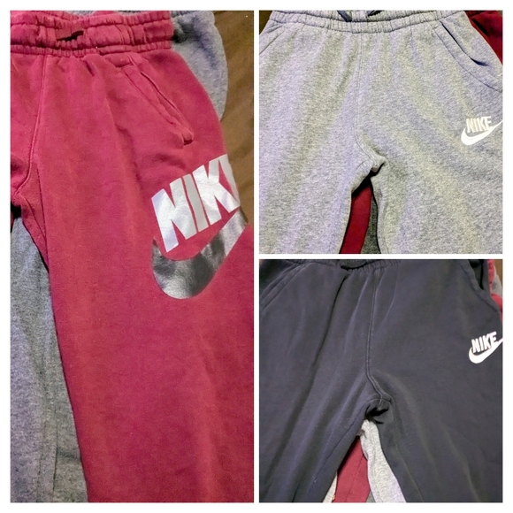3 pair: Nike Sportswear Club Fleece Joggers - Picture 1 of 7
